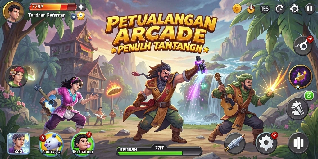 Gambaran gameplay seru dari 77RP yang penuh tantangan.
