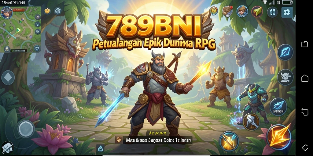 Tampilan gameplay seru dari 789BNI yang penuh aksi RPG.
