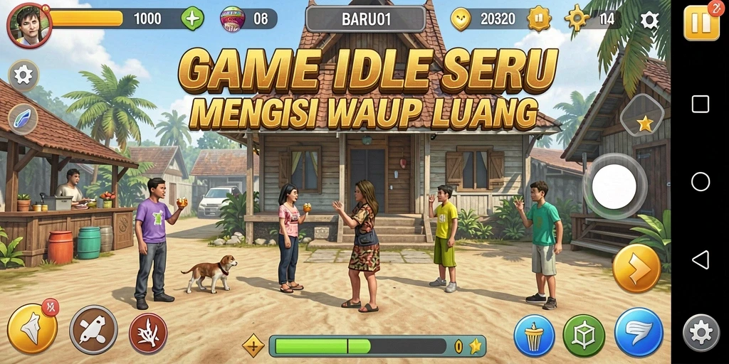 Tampilkan gameplay seru dari game Idle ini dengan grafis menarik.