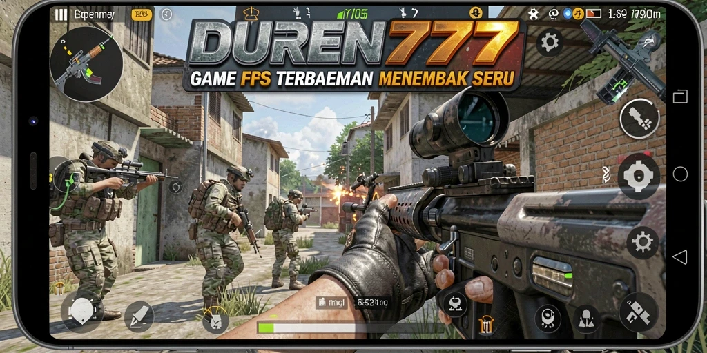Tampilan gameplay DUREN777 yang menegangkan dan seru.