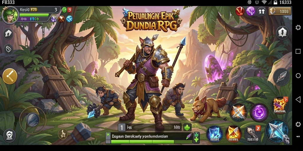 Tangkap momen epik dalam gameplay RPG di FB333.
