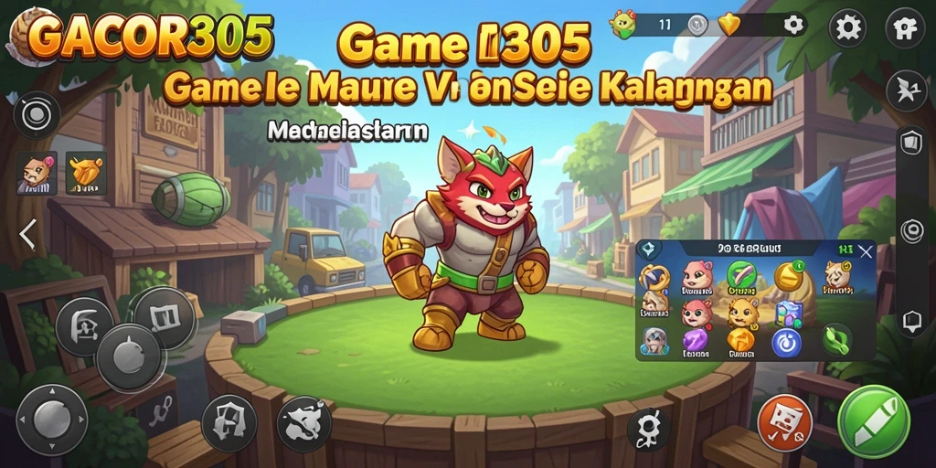 Tampilan gameplay GACOR305 yang menarik dan intuitif.