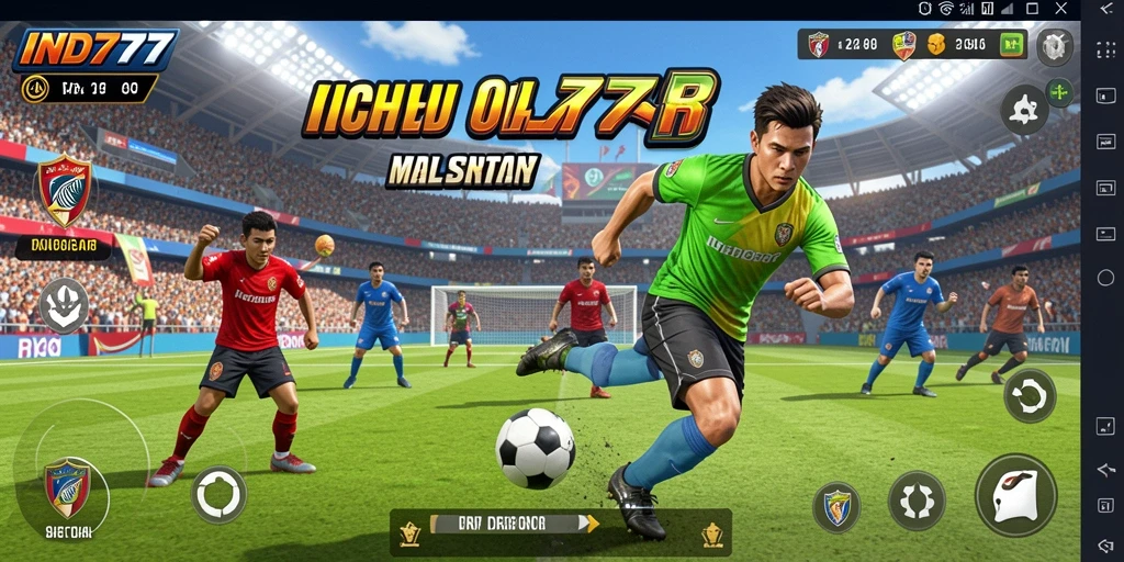 Tampilan gameplay seru dalam IND777 dengan berbagai mode olahraga.