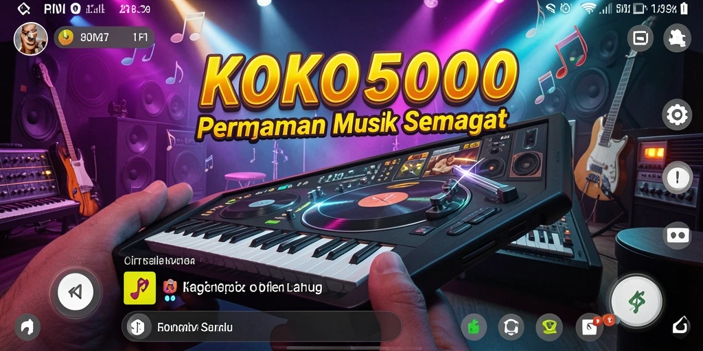 Tampilan gameplay yang seru dan interaktif dari KOKO5000.