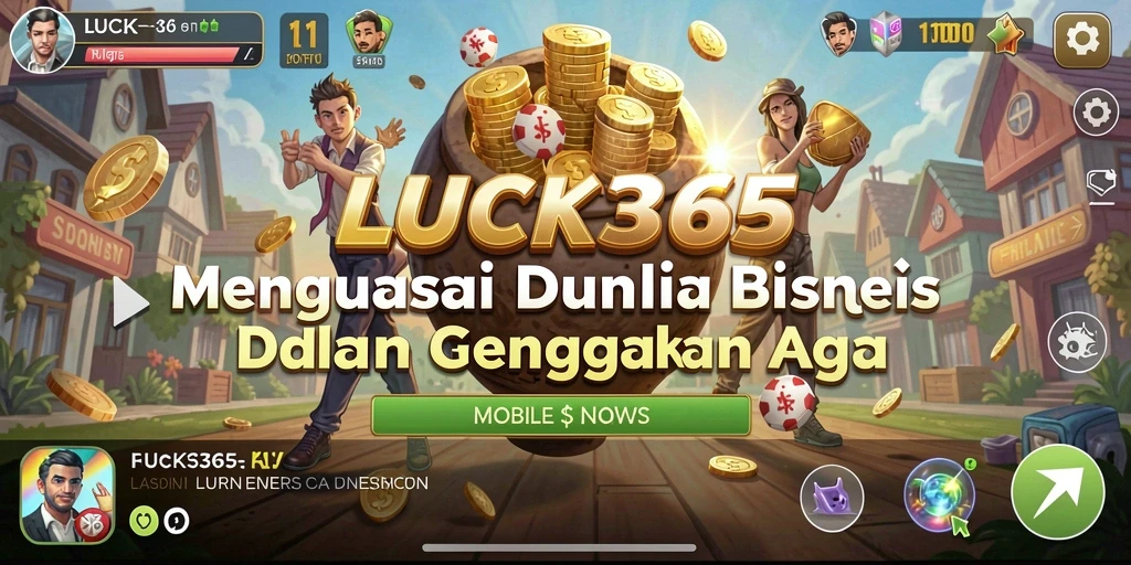 Tampilan gameplay LUCK365 yang mendebarkan dan strategis.