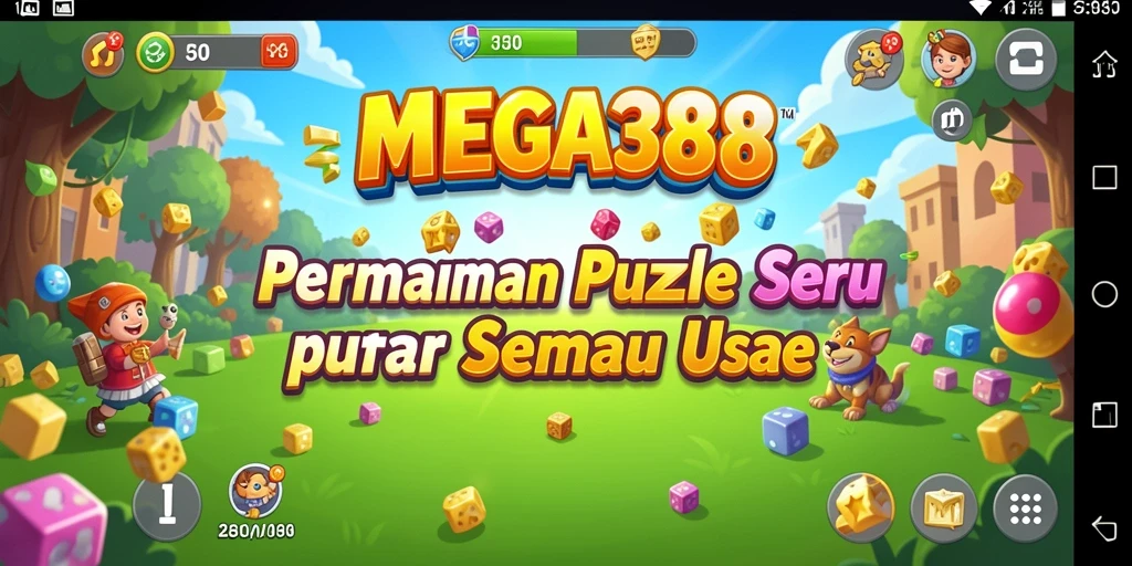Tampilan gameplay MEGA388 yang menarik dan penuh tantangan untuk pemain Puzzle.