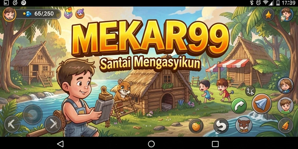 Screenshot gameplay MEKAR99 menampilkan suasana seru dan santai.