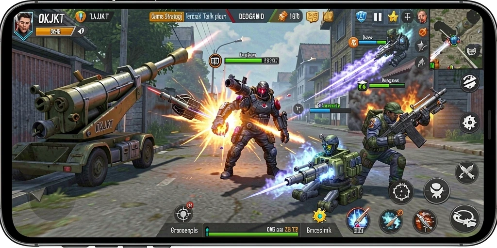 Tampilan gameplay OKJKT yang seru dan penuh strategi.