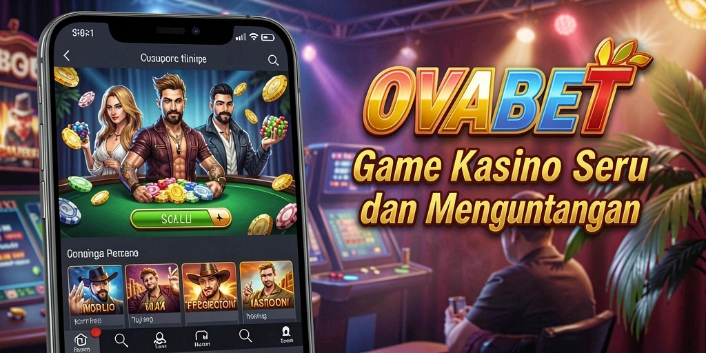 Tampilan menarik dari gameplay OVABET yang penuh aksi Kasino.