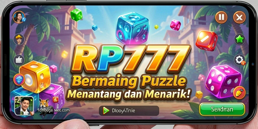 Tampilan gameplay RP777 yang seru dan menantang di setiap level.