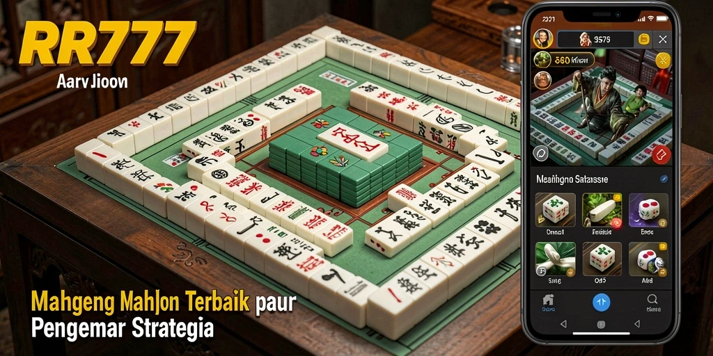 Screenshot gameplay dari RR777 yang menampilkan keindahan Mahjong.