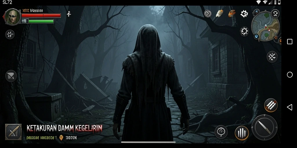 Gameplay menegangkan yang penuh dengan momen mencekam.