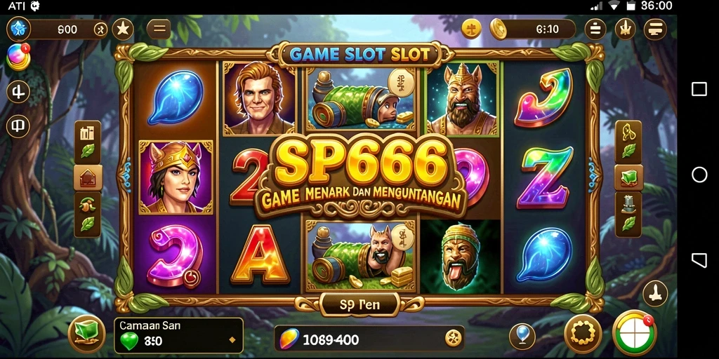 Screenshot gameplay SP666 menampilkan pengalaman bermain Slot yang mendebarkan.