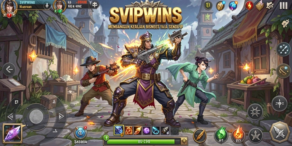 Tampilan gameplay SVIPWINS yang mengasyikkan dan penuh tantangan.