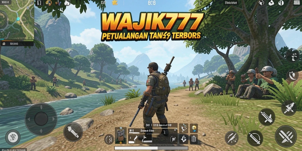 Tangkapan layar yang menampilkan petualangan mendebarkan dalam dunia terbuka WAJIK777.